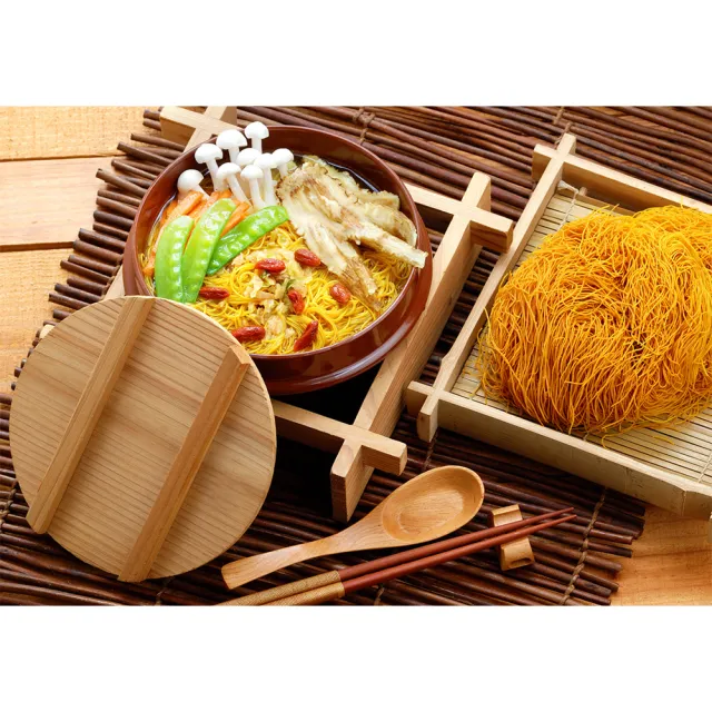 【豐滿生技】博士紅薑黃雞絲麵75g×4入/盒(當歸風味/香菇風味)