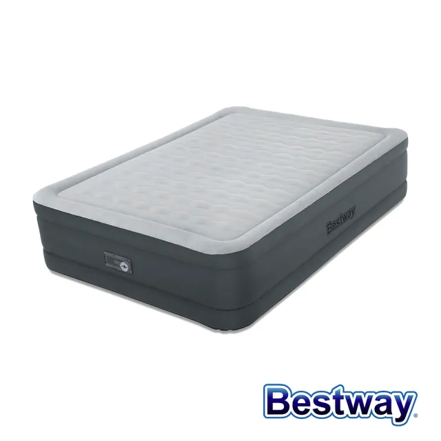 【BESTWAY】Bestway。雙人頂級超厚自動充氣床 69076E(充氣床墊)