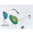 【Z-POLS】複刻版時尚設計 頂級抗UV400 金屬風格太陽眼鏡(兒童流行款 多色可選 盒裝全配)