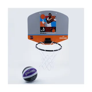 【SPALDING】斯伯丁 怪物奇兵 LeBron 灰色小籃板 內含小球(LeBron)