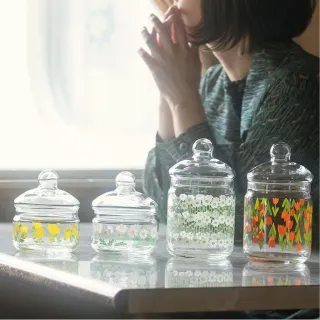 【ADERIA】日本糖果罐 共五款 360cc 昭和系列 玻璃罐(儲物罐 玻璃罐 糖果罐)