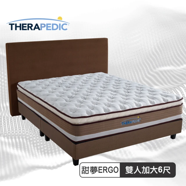 Therapedic 沛迪醫生 甜夢三代德國獨立筒蠶絲直立正三線款床墊(雙人加大)