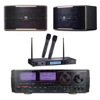 【AudioKing】KA-1000II+TEV TR-5600+JBL Pasion 8 卡拉OK套組(擴大機+無線麥克風+懸吊式喇叭)