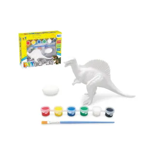 DIY恐龍彩繪組－棘背龍（內附恐龍模型與10張恐龍畫紙）