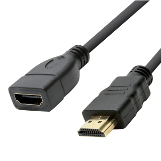 【UniSync】HDMI公對母高畫質鍍金接頭影音傳輸延長線 1.5M