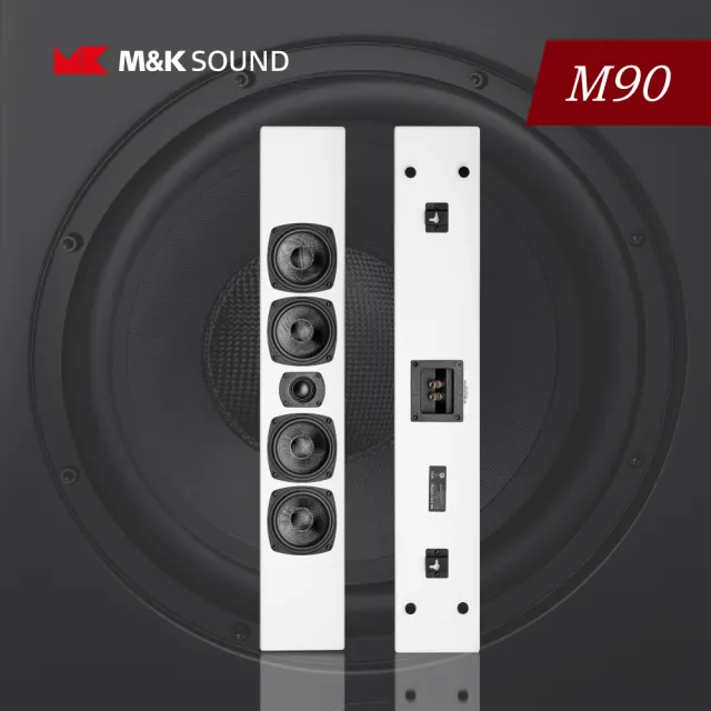 【M&K SOUND】輕薄壁掛喇叭(M90-支 MK)