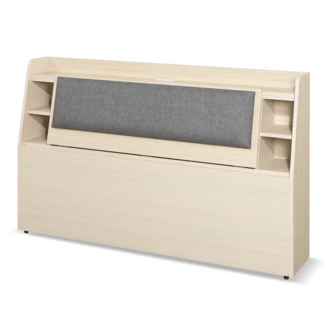 【樂和居】阿爾瓦6尺浮雕書架床頭櫃-4色可選擇