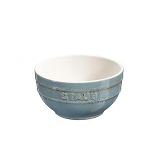 【法國Staub】圓型陶瓷碗12cm-綠松石(0.4L)