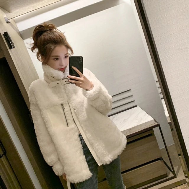 【BBHONEY】保暖羊羔毛外套率性夾克(網美必備款)