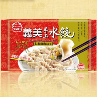 【鮮食家】義美手工水餃-玉米豬肉高麗菜(774g/38粒/盒)