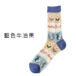【OT SHOP】女款日系水果圖案透膚絲襪 玻璃襪 中筒襪 M1122-多色可選(春夏潮流配件 日系文青 襪子)