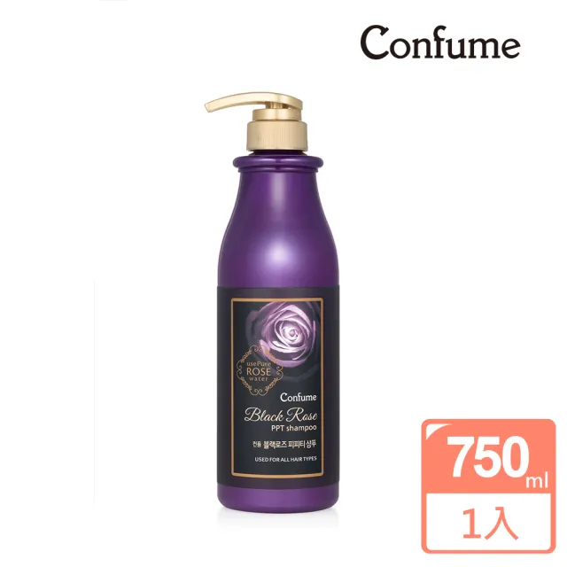 【韓國Confume】黑玫瑰修護洗髮乳/洗髮精750ml