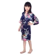 【Baby 童衣】兒童睡袍 夏季薄款模擬絲家居服  88111(共5色)