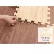 【Apengu】居家防護質感拼花木紋巧拼地墊-附贈邊條(144片裝-4坪)