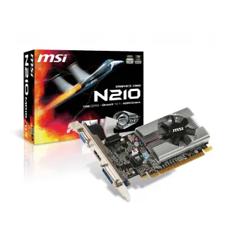 【MSI 微星】N210-MD1G/D3 1G DDR3 64bit PCI-E 3D圖形加速卡