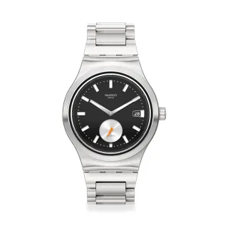 【SWATCH】金屬 Sistem51機械錶手錶ORANGE EN CAGE 陽光型男 男錶 瑞士錶 錶 自動上鍊(42mm)