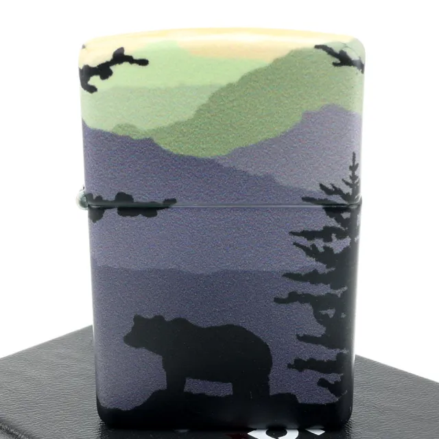 【ZIPPO】美系~Bear Landscape-森林熊-540色彩印工法打火機