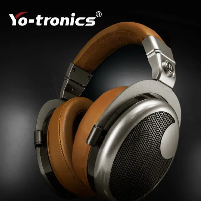【Yo-tronics】開放式 Hi-Res 頭戴音樂耳機 附蛋白皮質耳墊(YTH-880 CLASSIC)