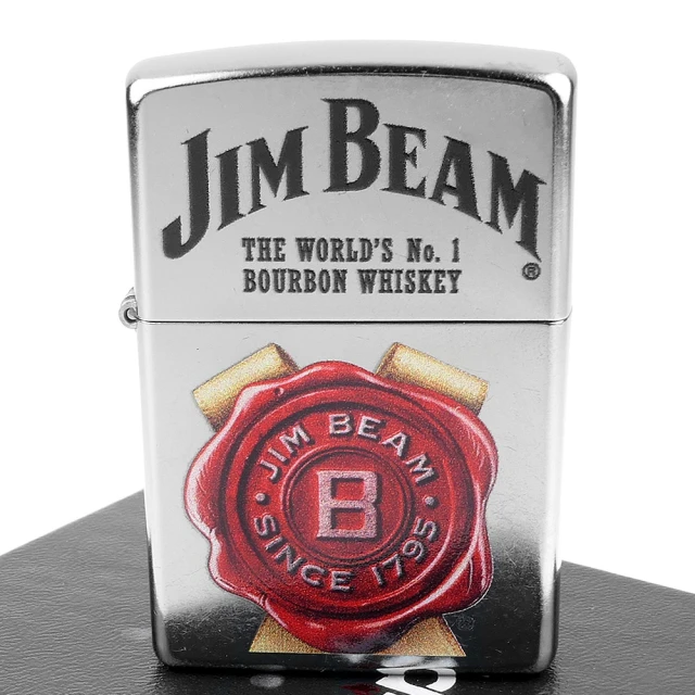 【ZIPPO】美系~JIM BEAM金賓波本威士忌-標誌圖案設計