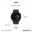 【SWATCH】生物陶瓷BIG BOLD系列手錶C-BLACK 黑 瑞士錶 錶(47mm)