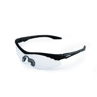 【ACEKA】質感曜石黑框運動眼鏡-透明鏡片(SHIELD 防護系列)