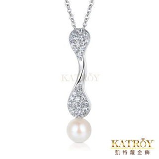 【KATROY】天然珍珠．母親節禮物．純銀項鍊(8.0 - 8.5mm)
