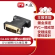 【PX大通-】鑑賞期服務CA-102 DVI轉VGA轉接頭(適用 電腦/筆電/投影機/螢幕/電視)
