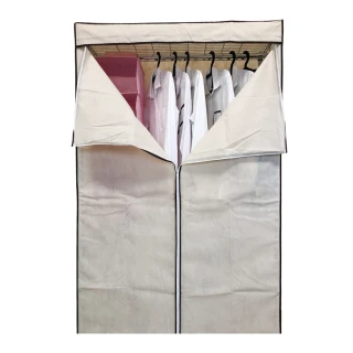 【A+Courbe】鐵力士架專用衣櫥3尺布套-1入(90cm層片專用布套 不含層架)