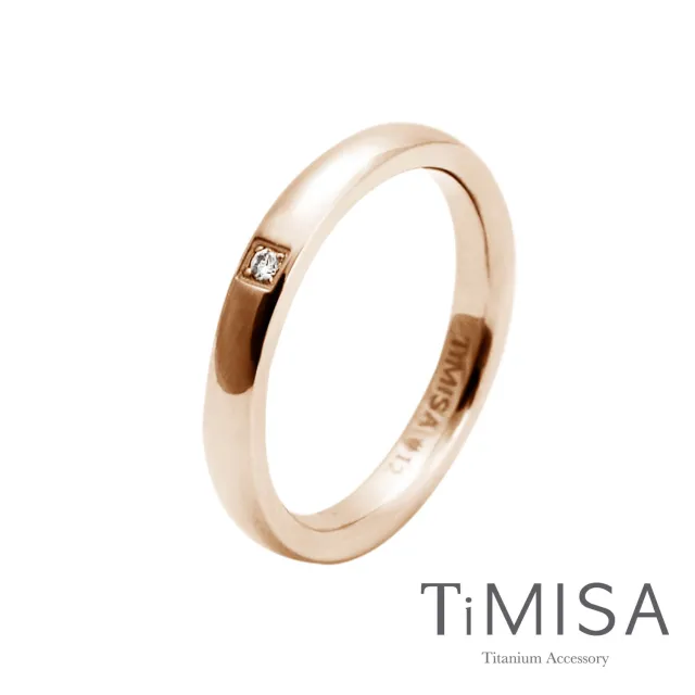 【TiMISA】愛戀 純鈦戒指(雙色可選)