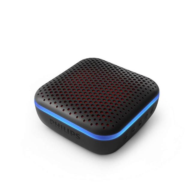 飛利浦 TAS2505 攜帶型多媒體喇叭,輕巧設計僅 9.6x4.1x9.1cm、重 0.19kg,支援藍芽連線無線播放音樂,黑色系時尚外觀,適合外出使用。產地中國,配備1年保固,NCC認證碼 CCAK20LP1240T0、BSMI認證碼 CI33107037L990,提供穩定音質與便利性,是藍芽喇叭的理想選擇。 PHILIPS飛利浦 TAS2505