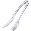 【PUSH!】餐具316不銹鋼叉子刀叉牛排刀叉西餐餐具(刀叉二件套裝E161)