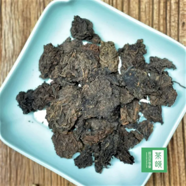 【茶韻】普洱茶1993年勐海茶區老茶頭塊200g/袋X2 茶葉禮盒(熟茶/清甜解膩好夥伴 附小麻袋*2)(中秋禮盒)