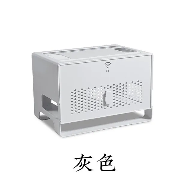 【Mega】桌面路由器電線收納盒 wifi收納(線路收納 插座整理 置物架)