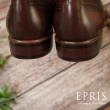 【EPRIS 艾佩絲】現貨 經典款皮鞋 復古雕花手工皮鞋 德比鞋 西裝穿搭-深栗色(紳士皮鞋)