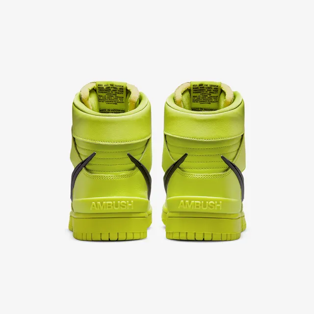 NIKE 耐吉】DUNK HIGH AMBUSH FLASH LIME 限量聯名螢光綠高筒(CU7544