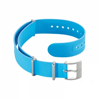 【Laco 朗坤】402150 橡膠錶帶 水藍XL 20mm