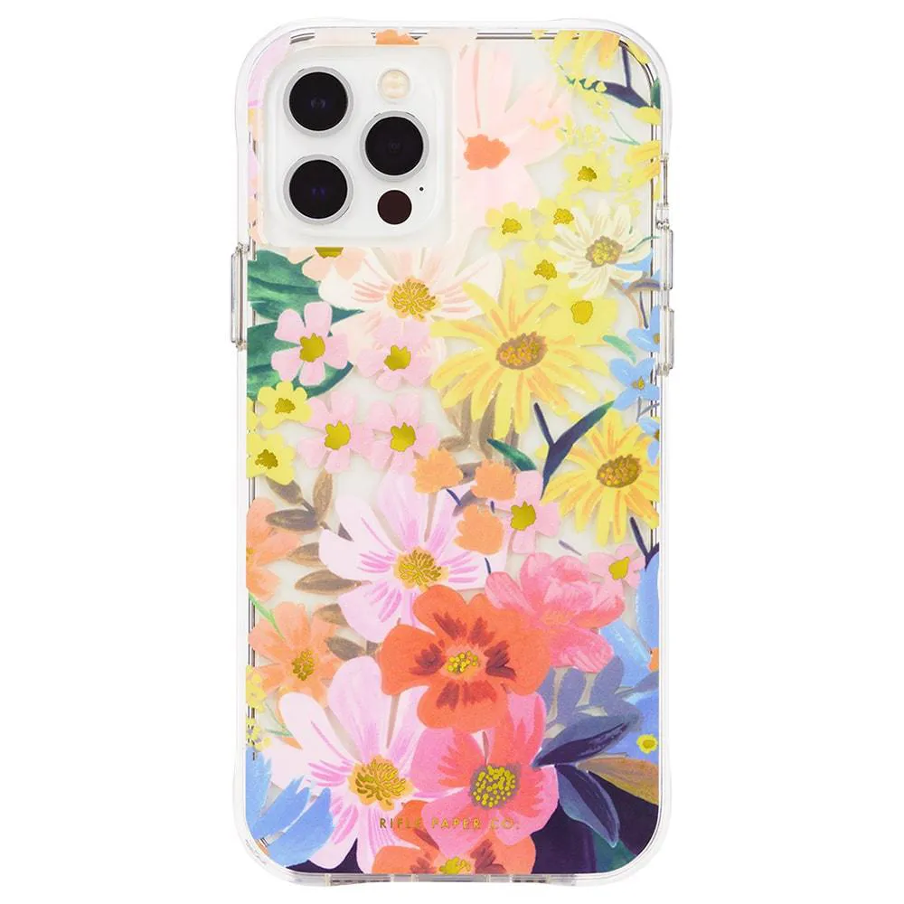 【CASE-MATE】x Rifle Paper Co. 限量聯名款  iPhone 12 Pro Max(防摔抗菌手機保護殼 - 瑪格麗特)