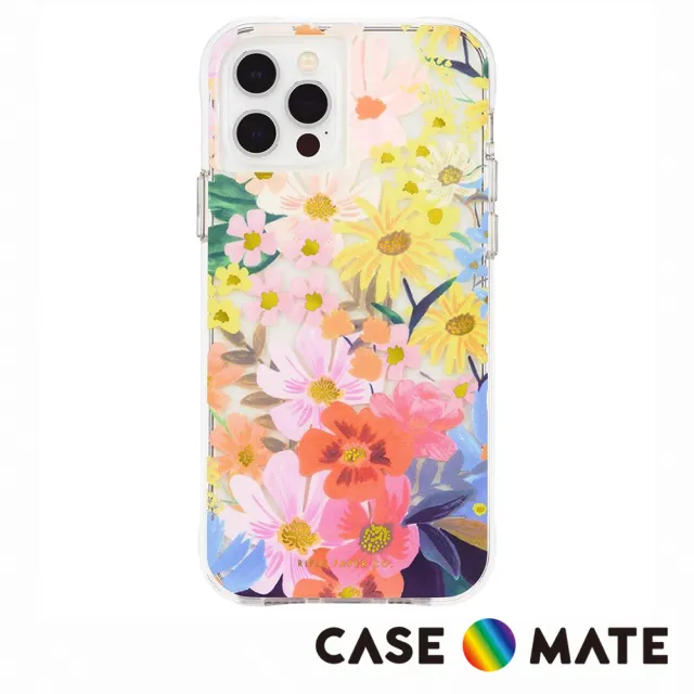 【CASE-MATE】x Rifle Paper Co. 限量聯名款  iPhone 12 Pro Max(防摔抗菌手機保護殼 - 瑪格麗特)