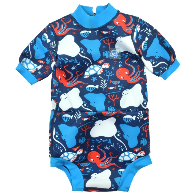 【Splash About 潑寶】嬰兒 尿布褲 連身 防曬 抗UV-海底大冒險(嬰兒泳褲)