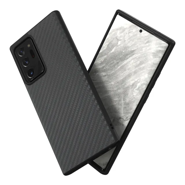【RHINOSHIELD 犀牛盾】Samsung Galaxy Note 20/Note 20 Ultra SolidSuit防摔背蓋手機保護殼-碳纖維紋路