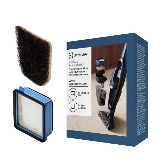 Electrolux 伊萊克斯 ESKW1 專用濾網套件,包含雙面海棉濾網 x1 及 HEPA 濾網 x1,高效捕捉空氣中細菌、灰塵與過敏原,確保空氣清新。產地中國,新品瑕疵保固,適合伊萊克斯吸塵器使用,易安裝維護,提升過濾效能。 Electrolux伊萊克斯 ESKW1
