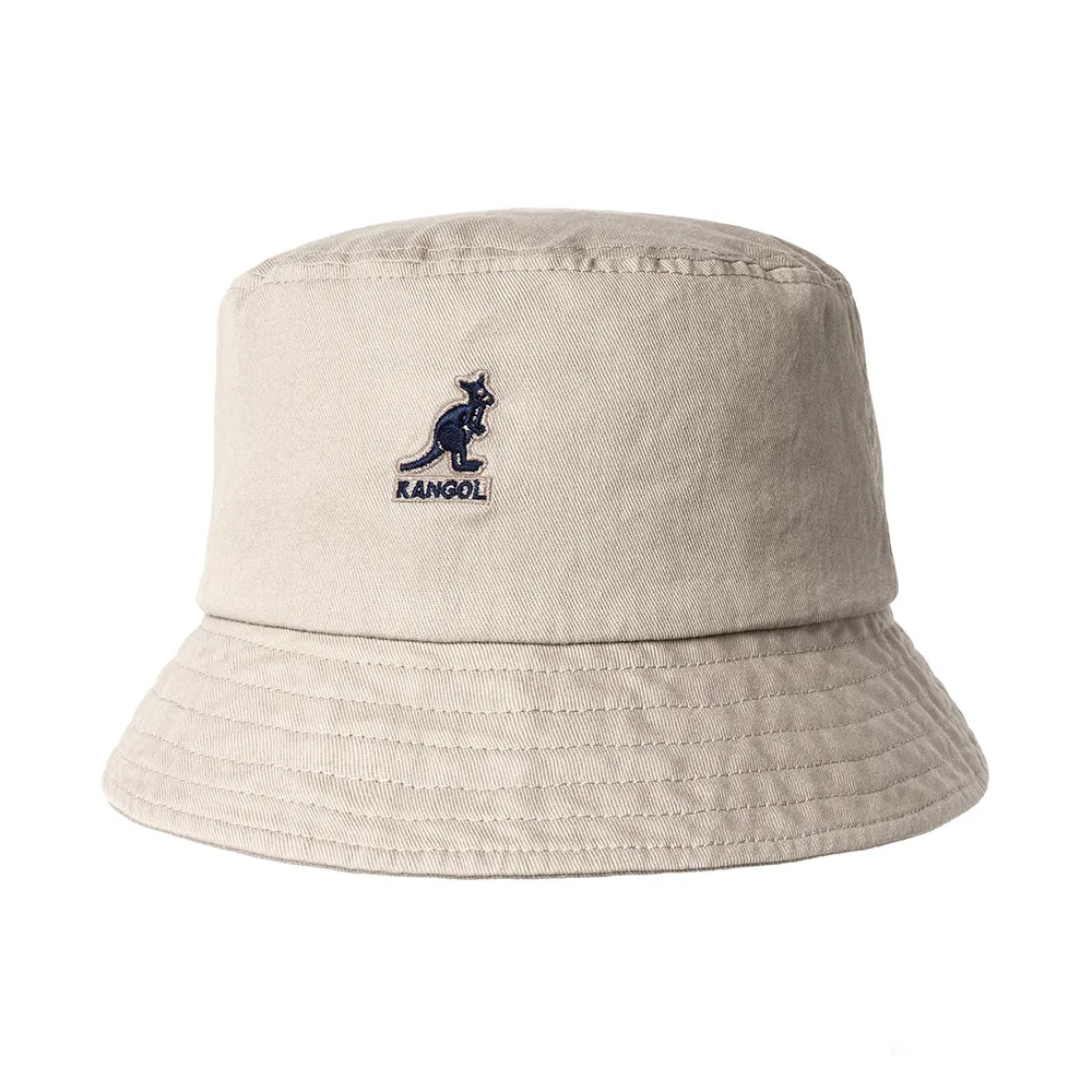 【KANGOL】WASHED BUCKET 漁夫帽(雙11限定 1111 卡其色)