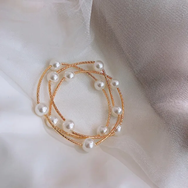 【I.Dear Jewelry】網紅氣質款時尚珍珠串多層次兩用途項鍊手鍊