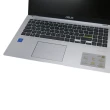 【Ezstick】ASUS E510 E510MA 透明菱格紋機身保護貼(含上蓋貼、鍵盤週圍貼、底部貼)