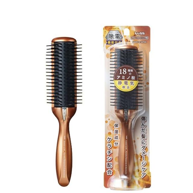 【VESS】機能性保濕護髮隨行梳-小款(護髮梳/除靜電/氨基酸/手拿梳)
