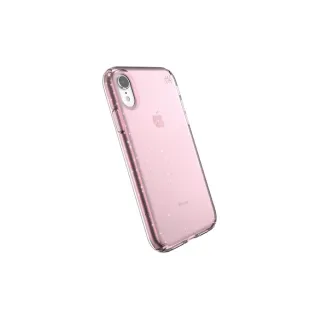 【Speck】iPhone XR Presidio Clear+Glitter 透色+金色奈米玻璃水晶防摔保護殼