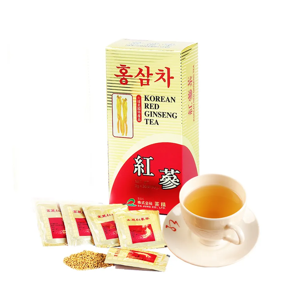【金蔘】6年根韓國高麗紅蔘茶(30包 盒 共2盒)