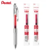 【Pentel 飛龍】ENERGEL infree極速鋼珠筆0.5(1筆2芯)