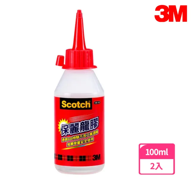 【3M】540-100 Scotch 保麗龍膠 100ml(2入1包)