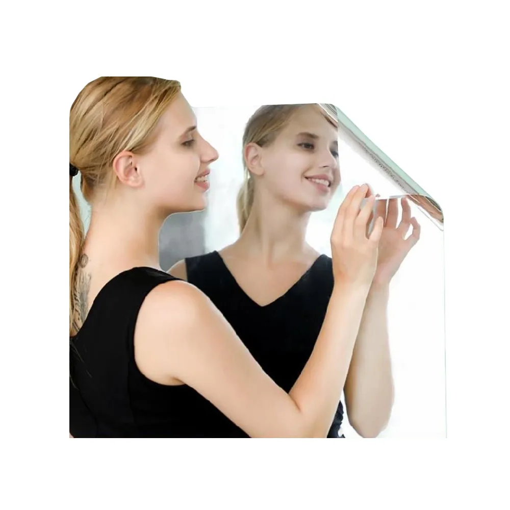 【Osun】穿衣鏡浴室鏡鏡子卷舞蹈教室鏡面貼紙(120X100cm/CE355)